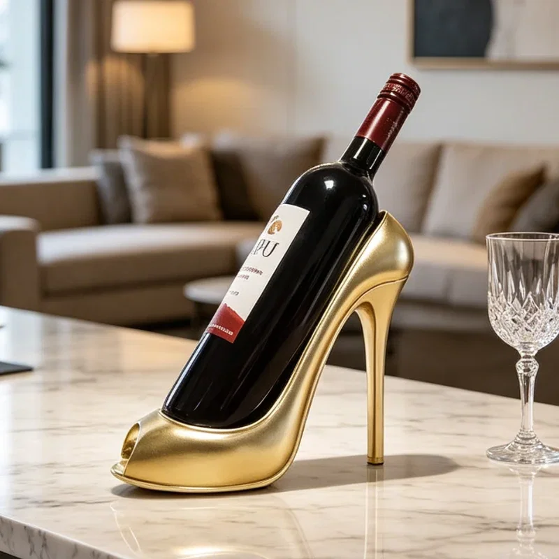 Suport Vin Diva Heel Champagne [3]