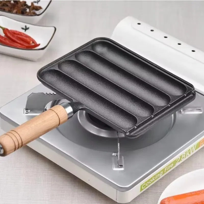 Tigaie din fonta pentru gratar, compacta si rezistenta [3]