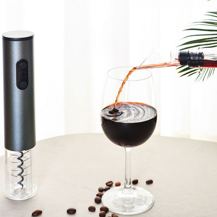 Tirbuson electric cu accesorii vin, set cadou 4 piese [7]