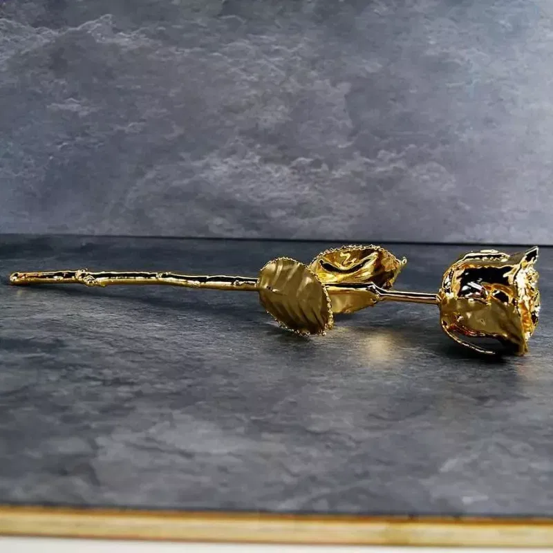 Trandafir placat cu aur de 24K [2]