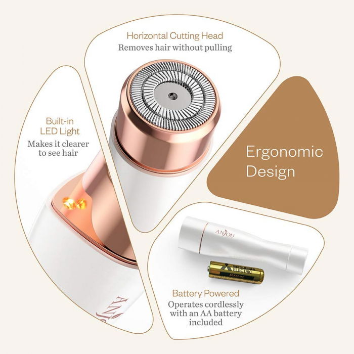 Trimmer facial femei Anjou AJ-PCA014 [4]