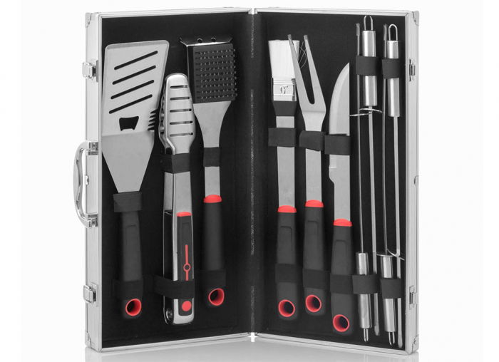 Set ustensile gratar cu servieta premium [5]