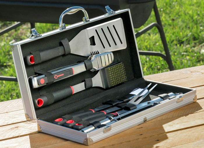 Set ustensile gratar cu servieta premium [2]