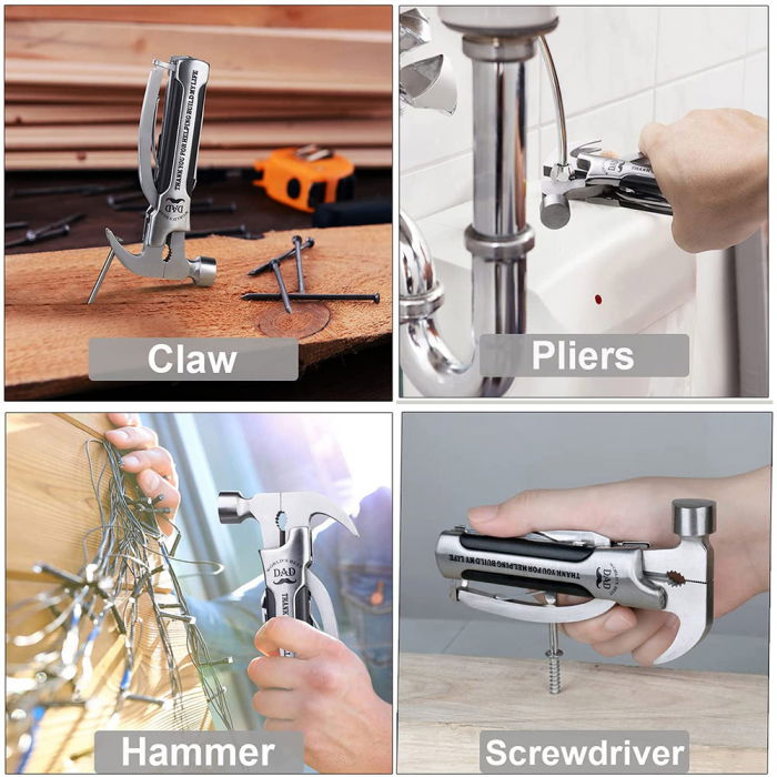 Unealta multifunctionala Ciocan, 12 in 1 Cel mai bun tata [8]