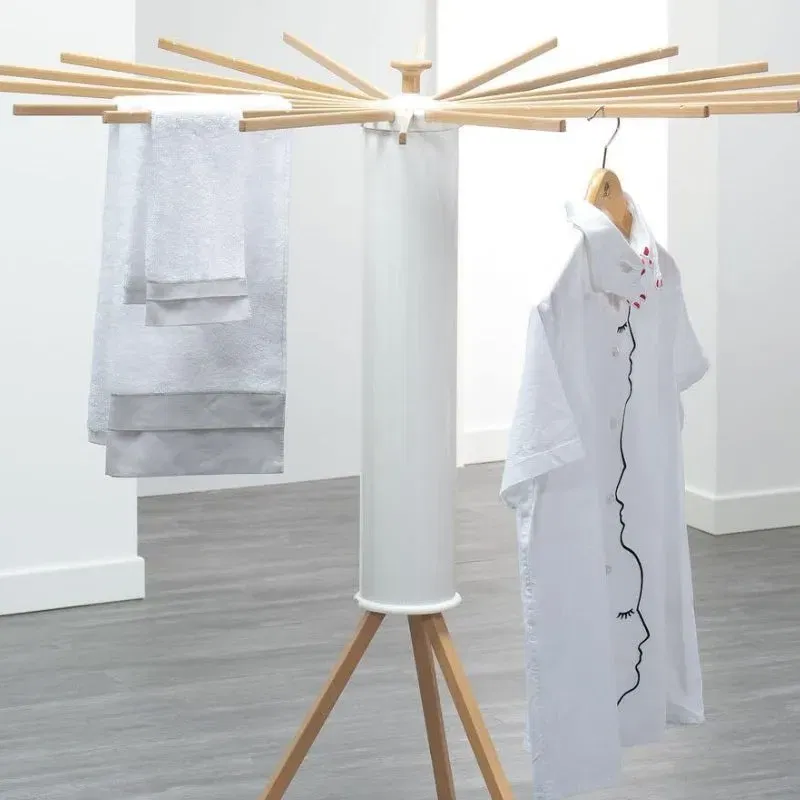 Uscator de rufe pliabil Wood [8]