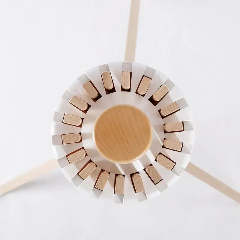 Uscator de rufe pliabil Wood [5]