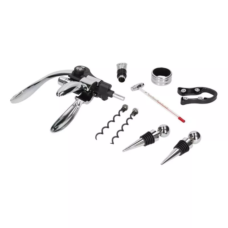 Valiza Deluxe cu accesorii de vin Premium set 9 piese [23]