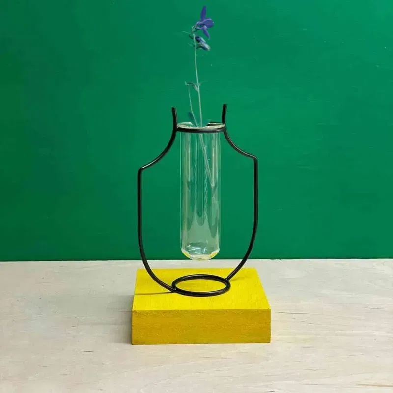 Vaza cu Suport Metalic Paradisul Verde [1]