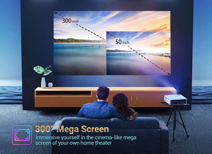 Videoproiector Vankyo Performance 6000 lumeni, cu geanta de transport, HDMI, LED, 1080p Native [6]