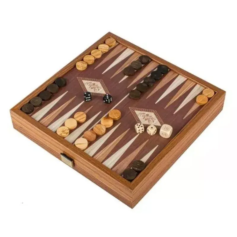 2 in 1 Joc de table si joc de sah Caseta 27x27cm Classic design [7]