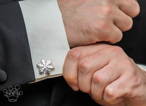 Butoni camasa Fulgi de nea [1]