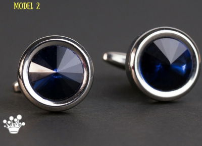 Butoni rotunzi cu pietre [6]