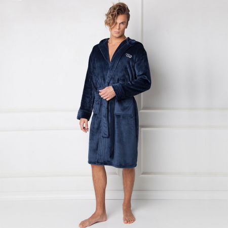 Halat de baie barbati, William albastru [0]
