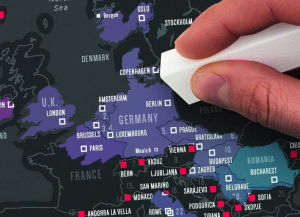 Harta razuibila Capitalele Lumii - Originala Luckies [2]