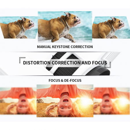 Mini Videoproiector LED Vankyo Leisure 3, 3600 Lumeni, Geanta transport si Telecomanda [6]