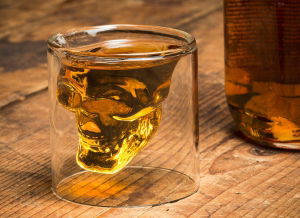 Cadouri Barbati - Pahar craniu 75 ml