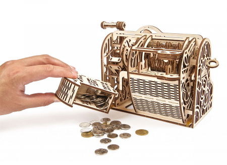 Puzzle 3D Casa de marcat din lemn Ugears [1]