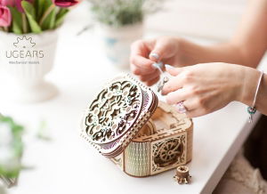 Puzzle 3D Cufar Comori - Model Mecanic din Lemn Ugears [5]