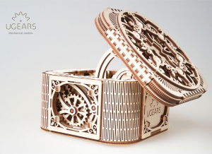 Puzzle 3D Cufar Comori - Model Mecanic din Lemn Ugears [16]