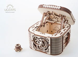 Puzzle 3D Cufar Comori - Model Mecanic din Lemn Ugears [15]