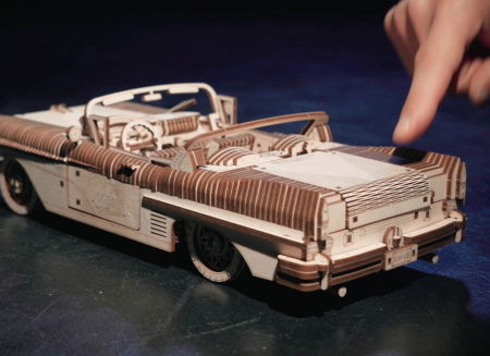 Puzzle 3D Dream Cabriolet VM-05 din lemn Ugears [15]