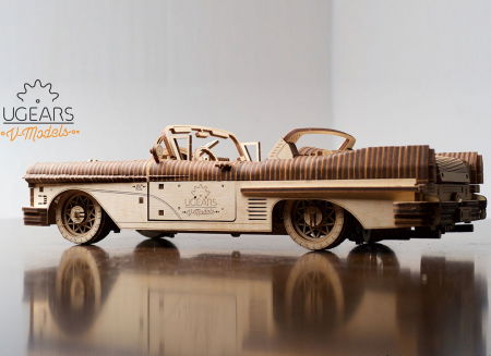 Puzzle 3D Dream Cabriolet VM-05 din lemn Ugears [8]