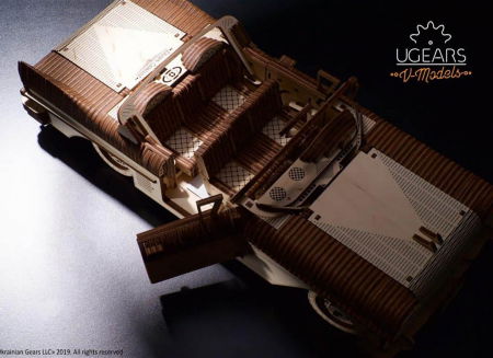 Puzzle 3D Dream Cabriolet VM-05 din lemn Ugears [12]