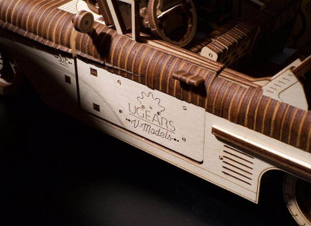 Puzzle 3D Dream Cabriolet VM-05 din lemn Ugears [13]