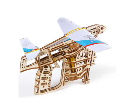 Puzzle 3D Flight Starter din lemn Ugears [14]
