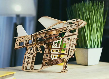 Puzzle 3D Flight Starter din lemn Ugears [1]