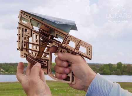 Puzzle 3D Flight Starter din lemn Ugears [7]