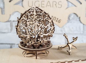 Puzzle 3D Floare din Lemn Ugears [1]