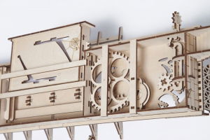 Puzzle 3D Gara din Lemn Ugears [12]