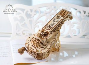 Puzzle 3D Instrument Muzical - Vioara din Lemn Ugears [2]