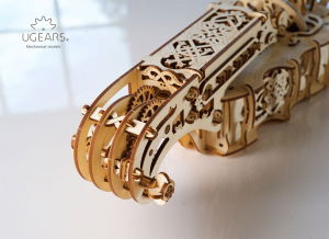 Puzzle 3D Instrument Muzical - Vioara din Lemn Ugears [16]