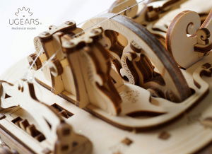 Puzzle 3D Instrument Muzical - Vioara din Lemn Ugears [17]