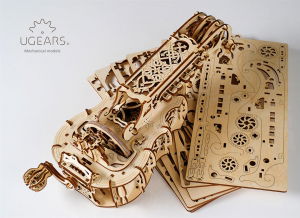 Puzzle 3D Instrument Muzical - Vioara din Lemn Ugears [15]