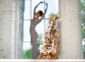 Puzzle 3D Instrument Muzical - Vioara din Lemn Ugears [5]