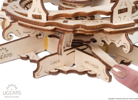 Puzzle 3D Moara de vant din lemn Ugears [7]