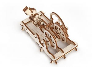 Puzzle 3D Motor Pneumatic din Lemn Ugears [9]