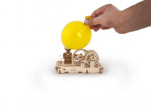 Puzzle 3D Motor Pneumatic din Lemn Ugears [10]