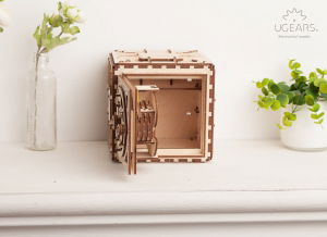 Puzzle 3D Seif din Lemn Ugears [11]