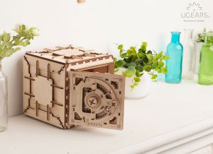 Puzzle 3D Seif din Lemn Ugears [13]