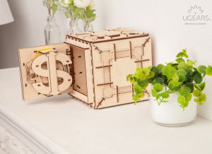 Puzzle 3D Seif din Lemn Ugears [16]