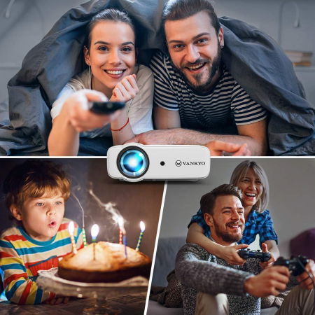 Videoproiector LED Vankyo Leisure 430, 4000 Lumeni, Geanta transport si telecomanda [1]