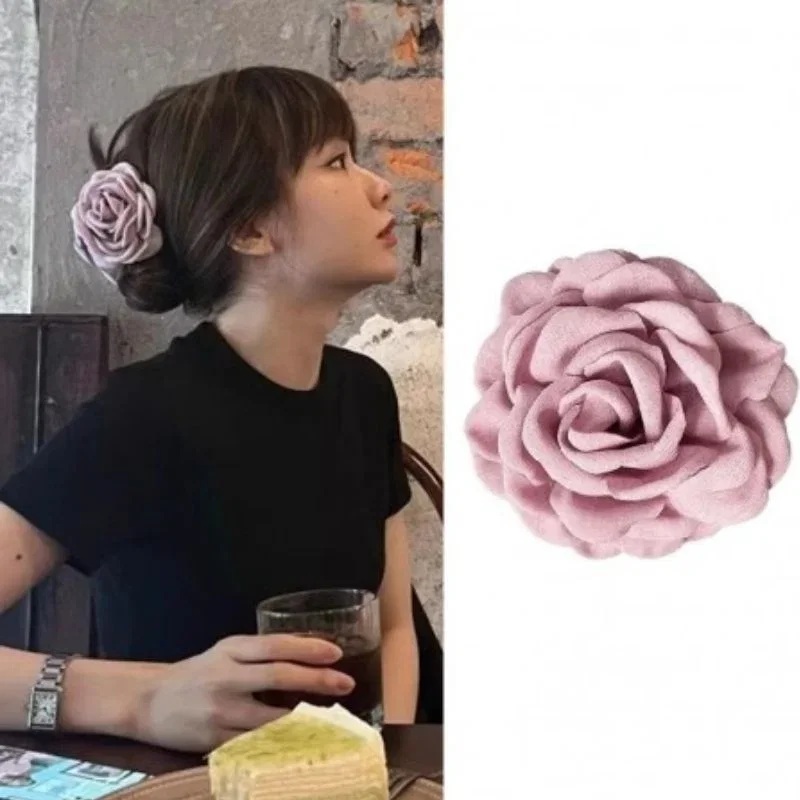 Accesoriu de Par Trandafir Roz [4]