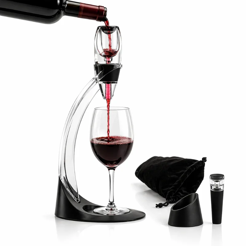 Decantor vin cu suport arcuit [10]