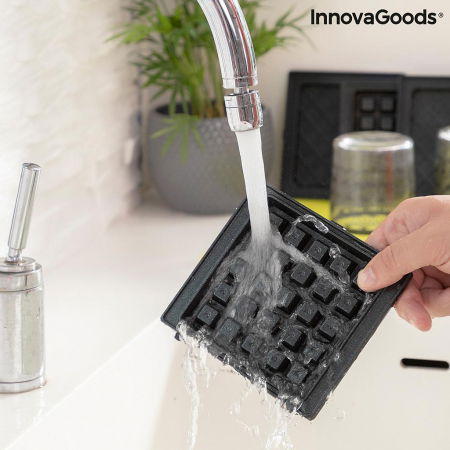 Aparat 2 in 1 Sandwich maker si Wafe, Breakfast kit [6]