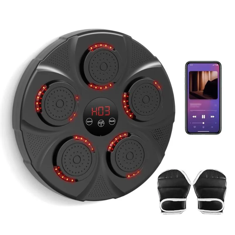 Aparat de box Smart cu muzica si lumina LED [13]