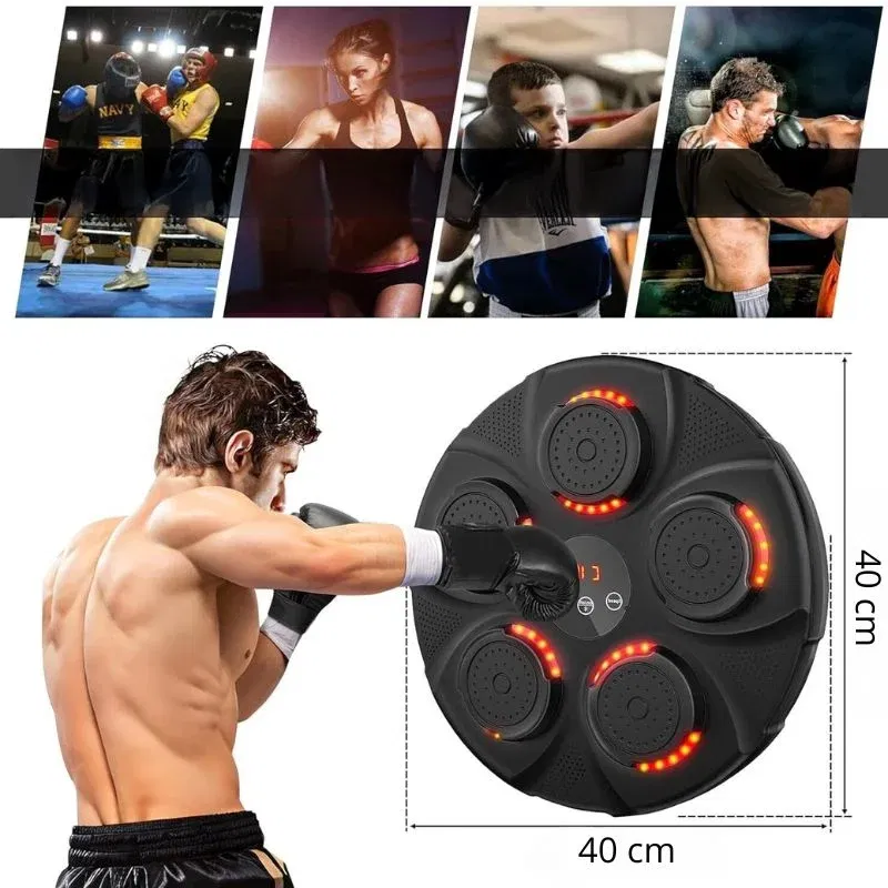 Aparat de box Smart cu muzica si lumina LED [12]